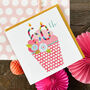 Cupcake 60th Birthday Card, thumbnail 1 of 4
