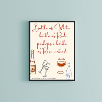 A4 Print Billy Joel, Scenes From An Italian Restaurant, 2 of 4