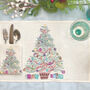 'Oh Christmas Tree' Linen Placemats, thumbnail 4 of 4