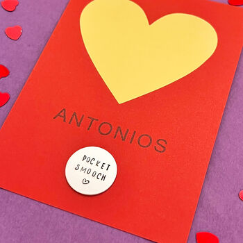 Valentine's Day Scratch Card With Pocket Token I Love You Gift, 2 of 8