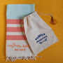 Personalised Cotton Throw, Beach And Bath Towel, thumbnail 8 of 12