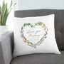 Personalised Mummy Wreath Cushion, thumbnail 1 of 3