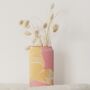 Peach And Pink Eco Resin Vase, thumbnail 3 of 3