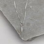 Sterling Silver Spear Necklace, thumbnail 1 of 7
