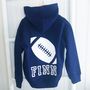 Boys Personalised Activity Hoodie Rugby, Football, Golf, thumbnail 4 of 10