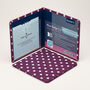 Blue Badge Parking Permit Wallet In Spotty Purple, thumbnail 4 of 8