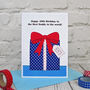 'Present' Personalised Birthday Card, thumbnail 3 of 3