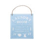 Laundry Room Door Hanging Sign Blue, thumbnail 2 of 3