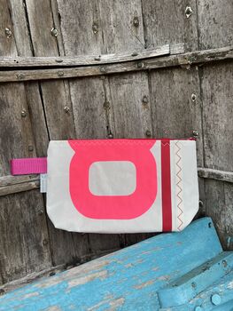 No3 Small Upcycled Versatile Sailcloth Pouch, 6 of 9