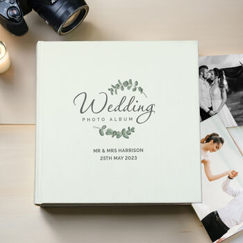 Personalised Wedding Square Photo Album, 4 of 6