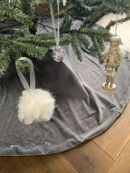 Velvet Christmas Tree Skirt, 3 of 10