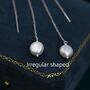 Natural Fresh Water Pearl Threader Earrings, thumbnail 5 of 11