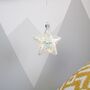 Glitter LED Star Hanging Decoration Light, thumbnail 6 of 9