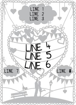 Personalised Romantic Love Papercut, 5 of 6