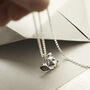 Sterling Silver Origami Squirrel Necklace, thumbnail 5 of 8