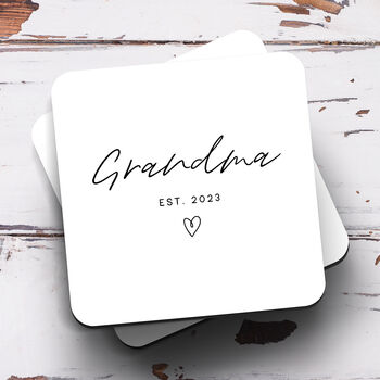 Personalised Mug Set 'Grandma And Grandad Established', 5 of 6