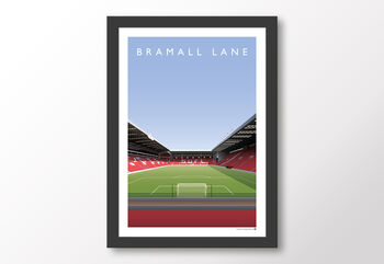 Sheffield United Bramall Lane Modern Era Poster, 8 of 8