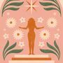 Manifest And Shine, Floral Mindful Bohemian Art Print, thumbnail 3 of 3