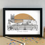 Wrexham Skyline Art Print Unframed, thumbnail 4 of 6