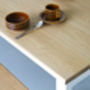 Dining Table, In Oak, Square Legs, Choice Of Colours, thumbnail 3 of 11