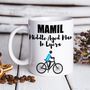 Personalised Mamil Cycle Mug For Dad, thumbnail 1 of 6