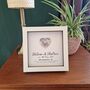 Personalised 10th Anniversary Gift Framed Tin Heart, thumbnail 5 of 7