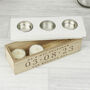 Personalised Wedding Date Tea Light Box, thumbnail 2 of 3