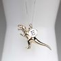 Personalised T Rex Necklace, thumbnail 7 of 12