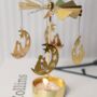 Cat In The Moon Candle Spinner Tealight Decoration, thumbnail 1 of 2