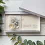 Handmade Wedding Money Wallet Silver Grey Flower, thumbnail 5 of 6