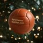 Personalised Vintage Tan Leather Football, thumbnail 12 of 12