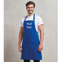 Personalised Embroidered Bib Apron With Pocket, thumbnail 4 of 12