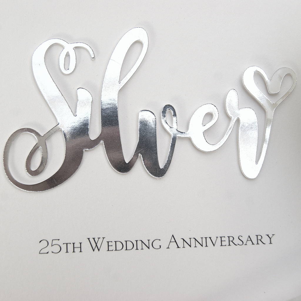 37 Charming Style Wedding Anniversary Images Silver