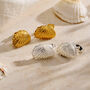 Angel Shell Stud Earrings, thumbnail 6 of 6