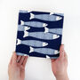 'Ocean Shoal' Navy Blue Feature Wall Ceramic Tile, thumbnail 4 of 9