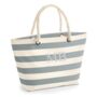 Personalised Rope Canvas Large Tote Beach Shoulder Bag, thumbnail 4 of 9