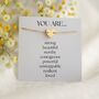 Inspirational Gift For Her, You Are Enough Gift, thumbnail 1 of 10