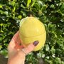 Candle In Lemon Shaped Pot With Lid, thumbnail 2 of 6