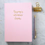 Personalised Gold Foil A5 Notebook, thumbnail 4 of 6