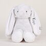 Personalised Large Grey Bunny Soft Toy, thumbnail 1 of 5
