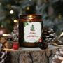 Parents Christmas Gift Personalised Candle, Coconut Wax, thumbnail 1 of 3