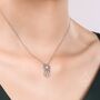 Sterling Silver Dreamcatcher Pendant Necklace, thumbnail 3 of 11