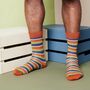 Men's Organic Cotton Patterned Socks, thumbnail 5 of 7