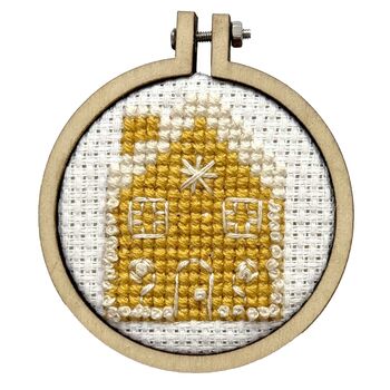 Home For The Holidays! Christmas Mini Matchbox Cross Stitch Kit, 3 of 5