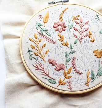Spring Bloom Floral Hand Embroidery Kit, 3 of 6