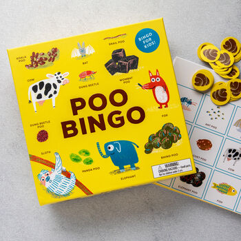 Poo Bingo Game By Twenty Seven | notonthehighstreet.com