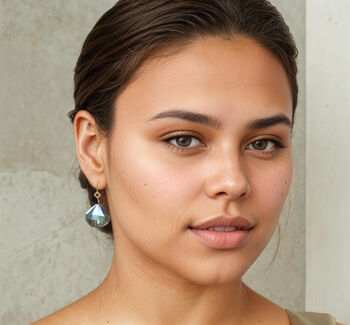 Art Deco Peacock Drop Earrings, 2 of 9