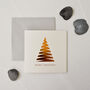 Geometric Christmas Cards Pack Of Six, thumbnail 4 of 6