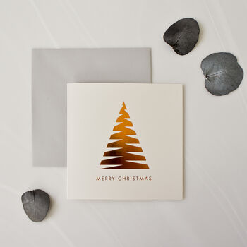Geometric Christmas Cards Pack Of Six, 4 of 6