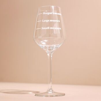 Personalised Your Measure Wine Glass, 3 of 4